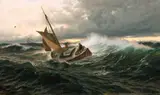 Carl Wilhelm Barth, Pilot Boat in heavy Sea