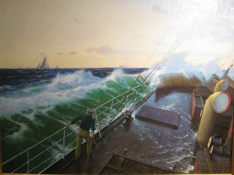 Carl Wilhelm Barth, Ship on the open sea