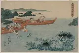 Utagawa Kunisada 'Toyokuni Iii', Abalone Divers off the Coast of Ise, from an Untitled Landscape Series