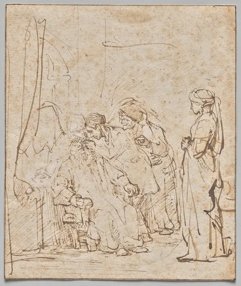 Rembrandt, Tobias Healing His Father's Blindness