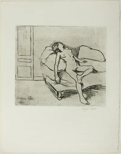 Suzanne Valadon, Louise Nude on a Sofa
