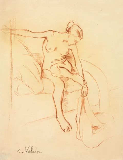 Suzanne Valadon, Nude Woman Seated on a Bed
