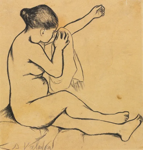 Suzanne Valadon, Seated Female Nude