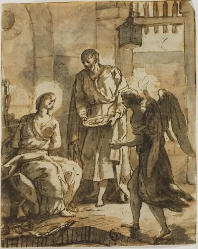 Anton Raphael Mengs, Saint Peter Visiting Saint Agatha in Prison and Healing her Wounds