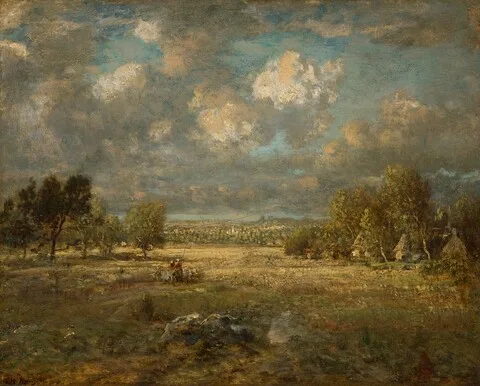 Théodore Rousseau, Countryside in Picardy