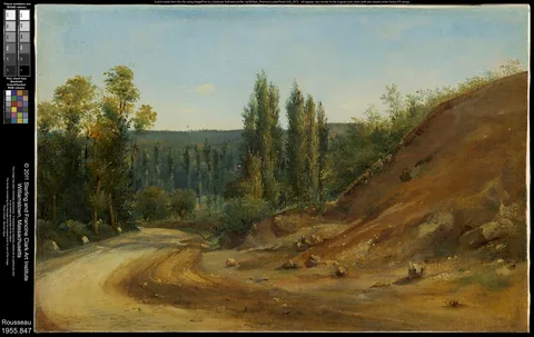 Théodore Rousseau, Road in the Jura