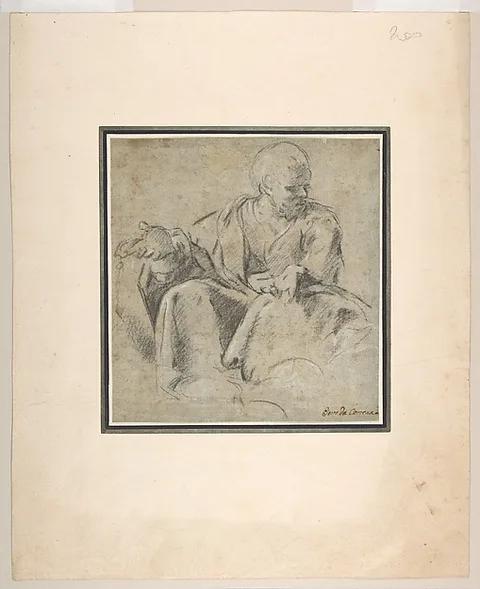 Bartolomeo Schedoni, Study for a Figure of Saint Joseph