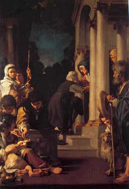 Bartolomeo Schedoni, Saint Elizabeth of Hungary distributing alms