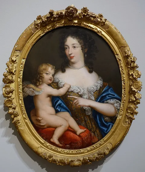 Pierre Mignard I, Portrait of a Lady as Venus with Cupid