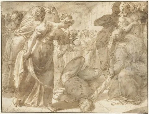 Alessandro Turchi, De dood van Ananias