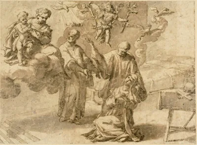 Alessandro Turchi, Vision of Saint Catherine of Siena