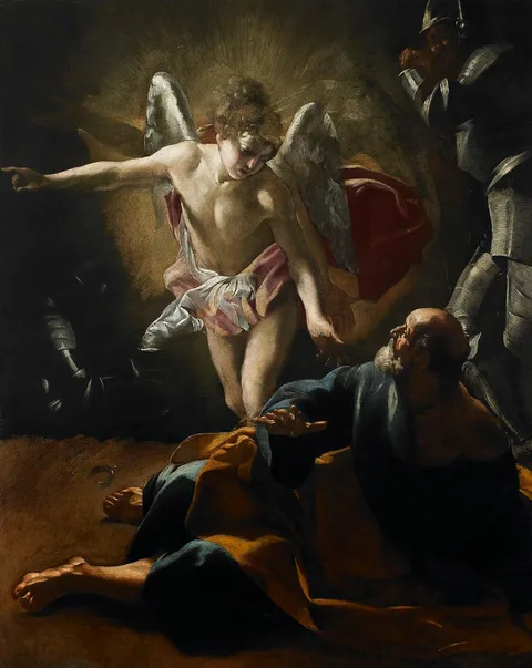 Giovanni Lanfranco, Liberation of Saint Peter