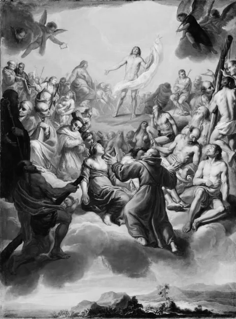 Giovanni Lanfranco, The Glorification of Christ surrounded by Saints