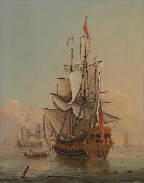 Peter Monamy, Shipping in a Calm