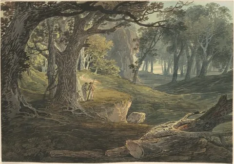 William Payne, Travellers in a Woodland Glade