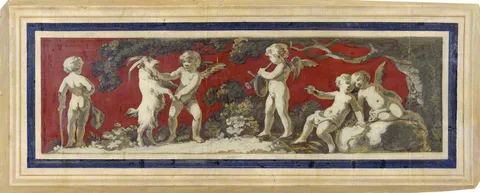 Julius Caesar Ibbetson, Putti with Goats