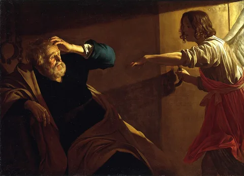 Gerrit van Honthorst, St. Peter's release from prison by the angel