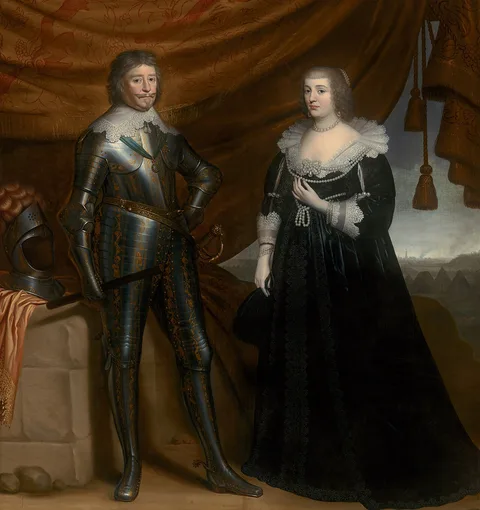 Gerrit van Honthorst, Double Portrait of Frederik Hendrik (1584- 1647) and Amalia of Solms-Braunfels (1602- 1675)