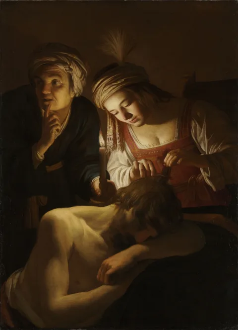 Gerrit van Honthorst, Samson and Delilah