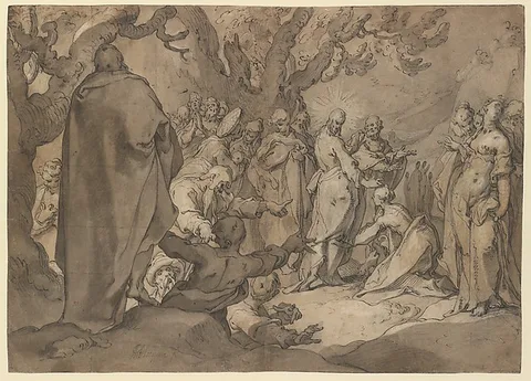 Abraham Bloemaert, Christ and the Canaanite Women