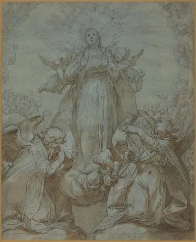 Abraham Bloemaert, The Virgin in Glory