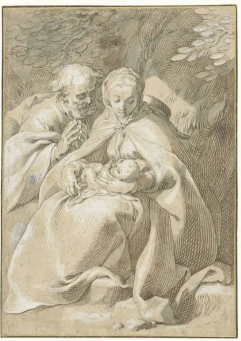 Abraham Bloemaert, De heilige Familie