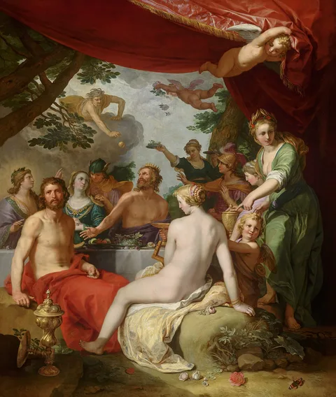 Abraham Bloemaert, The feast of the gods at the wedding of Peleus and Thetis