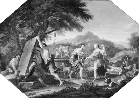 Filippo Lauri, Jacob meets Rachel at the Well