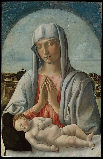 Giovanni Bellini, Madonna Adoring the Sleeping Child