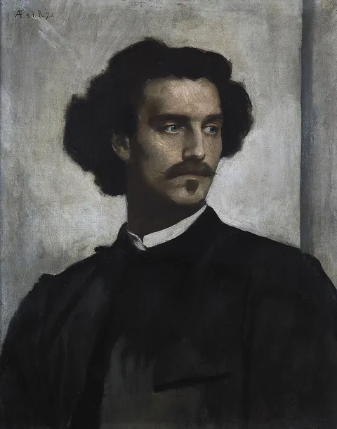 Anselm Feuerbach, Self-portrait