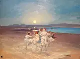 George William Russell, Children Dancing on the Strand