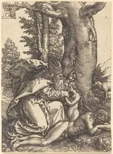Heinrich Aldegrever, The Creation of Eve