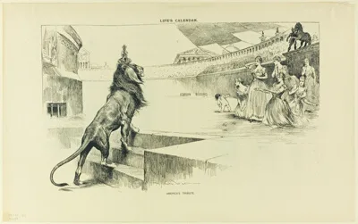 Charles Dana Gibson, America's Tribute, from Life