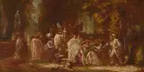 Adolphe Joseph Thomas Monticelli, Return from the Hunt