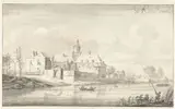 Jan Baptist Weenix, View of Nijenrode Castle on the River Vecht