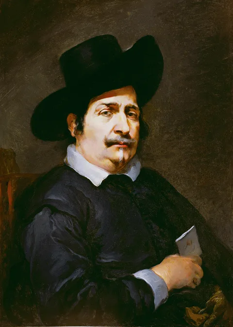 Jan Baptist Weenix, Portrait of a man with a letter