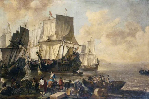 Jan Baptist Weenix, Shipping in Harbour