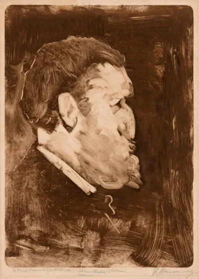 Frank Duveneck, Caricature of William Gedney Bunce