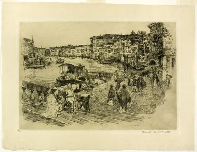 Frank Duveneck, View of the Grand Canal