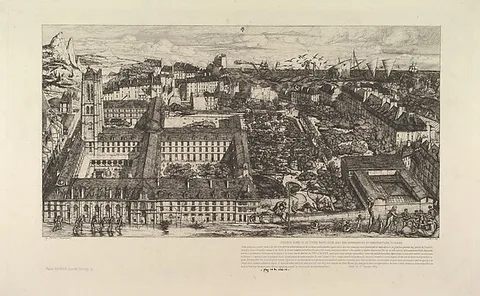 Charles Méryon, College Henri IV (ou Lycée Napoléon)