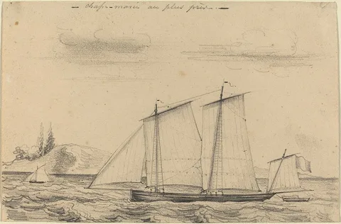 Charles Méryon, Chasse-maree au plus pres