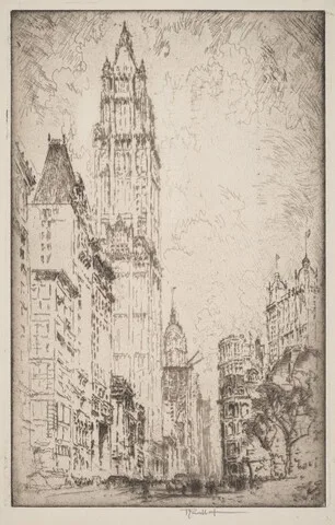 Joseph Pennell, The Woolworth Building