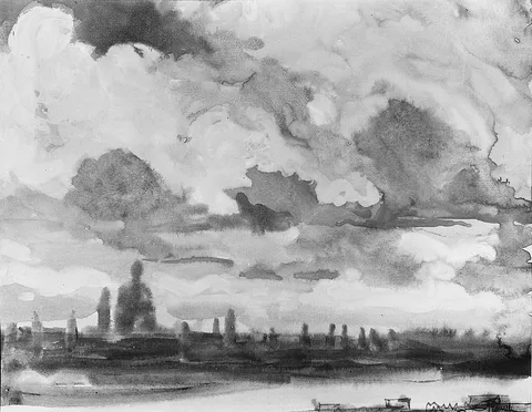 Joseph Pennell, Purple Afternoon, London