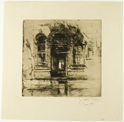 Joseph Pennell, Doorway, Venice