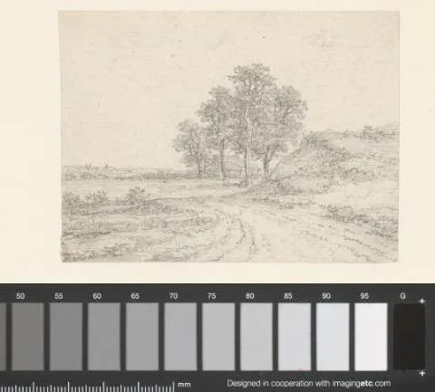 Georges Michel, Landschap met landweg