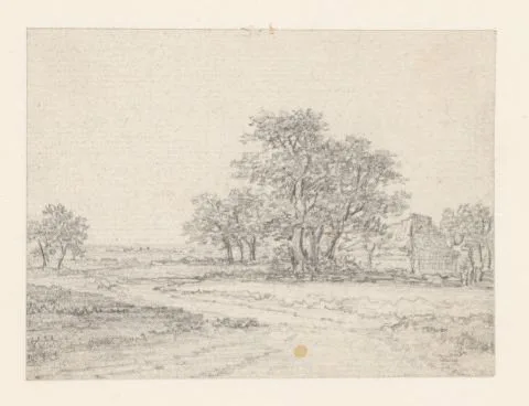 Georges Michel, Boerderij in geboomte