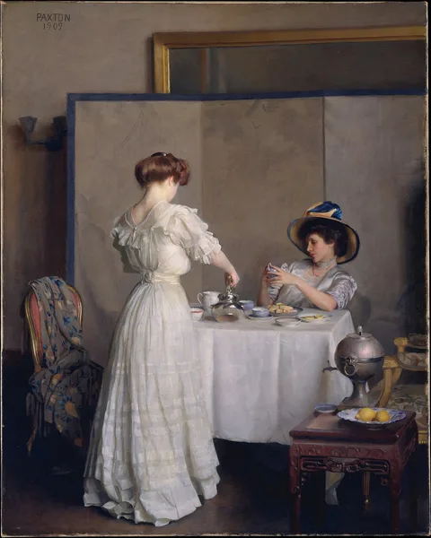 William McGregor Paxton, Tea Leaves