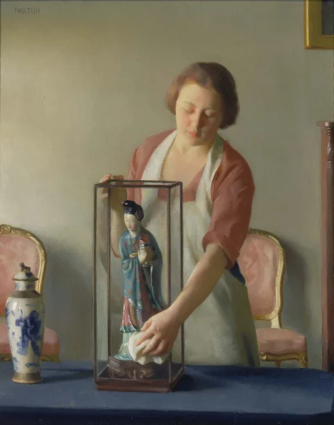 William McGregor Paxton, The Figurine