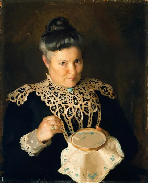 William McGregor Paxton, Portrait of the Artist's Mother (Rose Paxton)