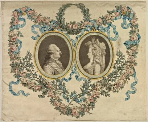 Jean-Baptiste Pillement, Louis XVI and Marie-Antoinette